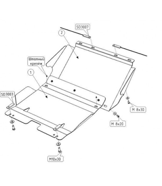 PLANCHAS-PROTECCION DE BAJOS SHERIFF